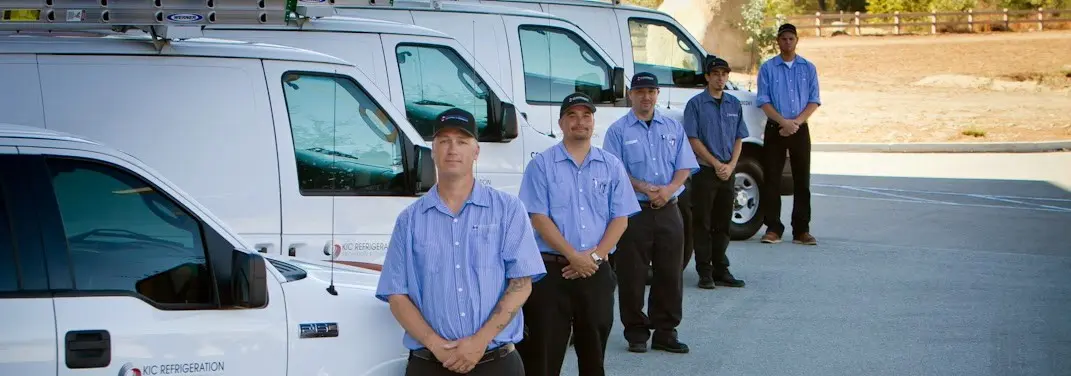KIC Refrigeration crew ready for Mini Split Repair jobs across Desert Hot Springs